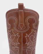 Ganni 1861 Leather Western Boots